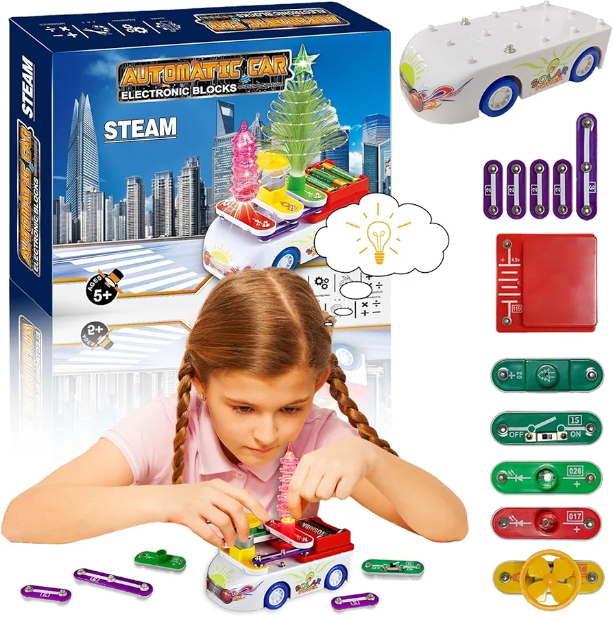 Electronics Exploration Kit,Science Kits for Kids Age 8-12,Stem Toys,Stem Projects for Kids Ages 8-12,Engineering Kit,Circuit Board for Kids,Learning & Education Toys,Science Experiments for Kids