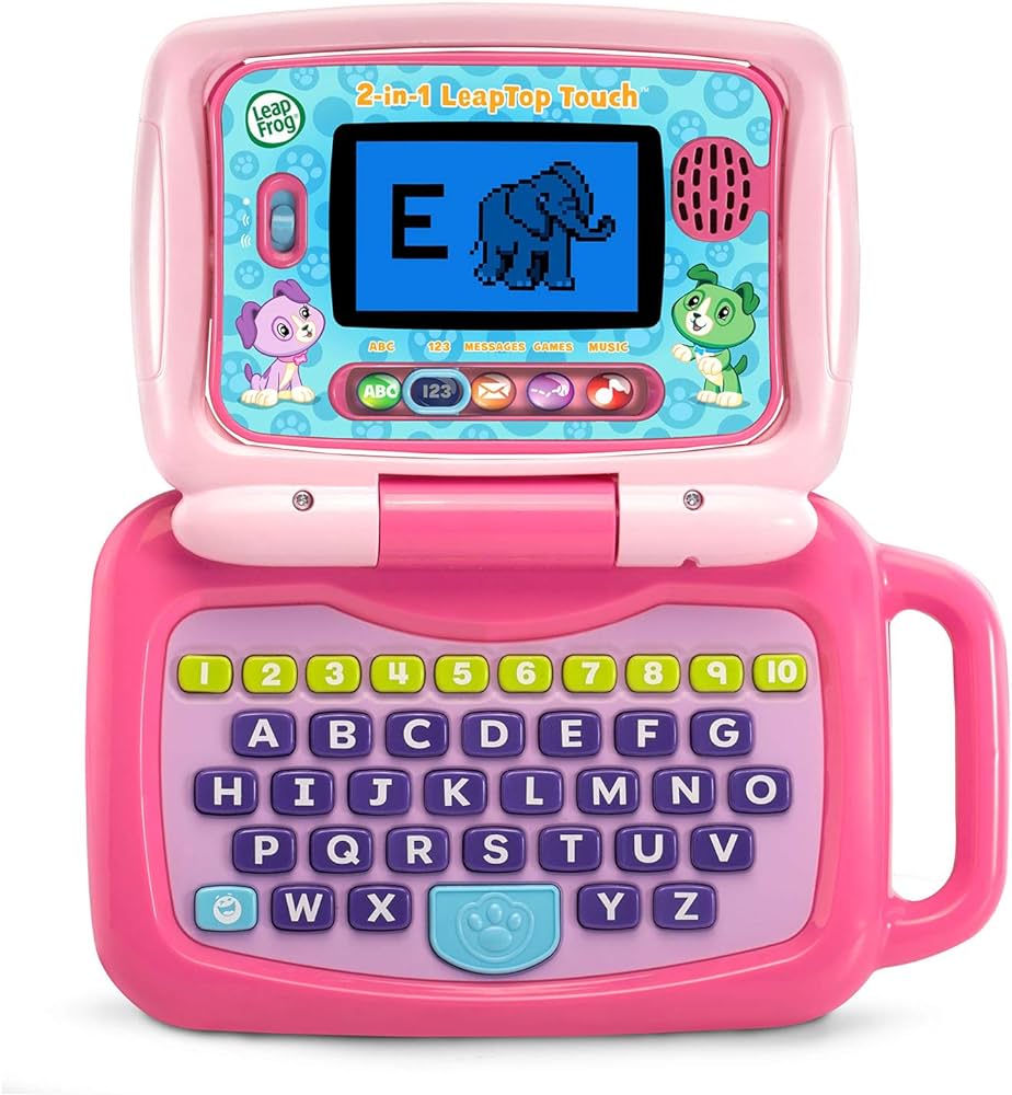 LeapFrog 2-in-1 Leaptop Touch (Frustration Free Packaging), Pink