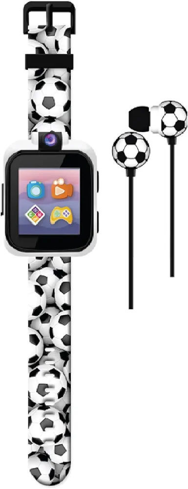 Playzoom 2 Kids Smartwatch & Earbuds Set - Video Camera Selfies STEM Learning Educational Fun Games, MP3 Music Player Audio Books Touch Screen Sports Digital Watch Gift for Kids Toddlers Boys Girls