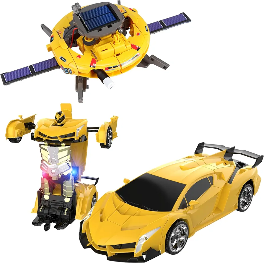 STEM Projects for Kids Age 8-14, Remote Control Car for Kids Ages 3-8, RC Cars Toys for 4 5 6 7-12 Boys Girls, Solar Powered Robot Kit Gifts for Teen Ages 9 10 11 12