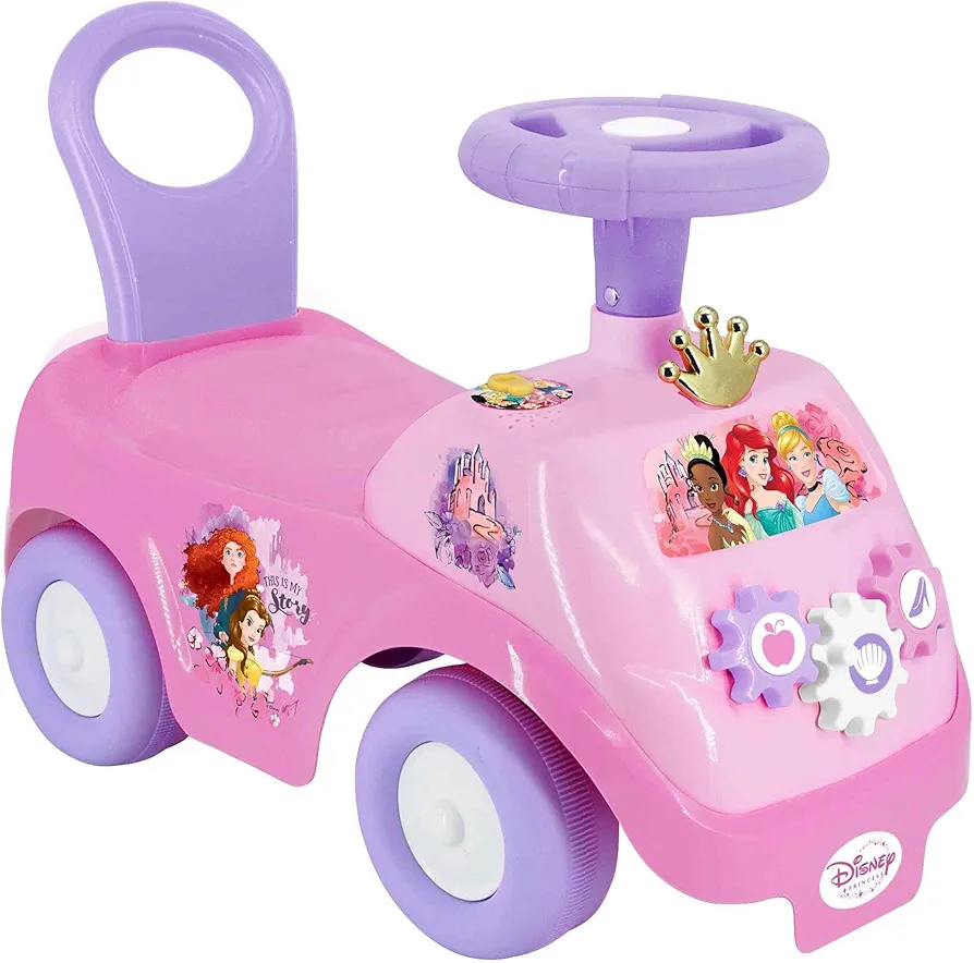 Disney: Light N' Sounds Princess This is My Story Activity Ride On - Foot to Floor, Kids Car, Push & Pull, Ages 12-36 Months, Large