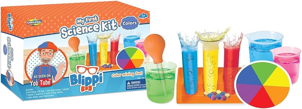 Blippi My First Science: Science Kit with Color Experiments