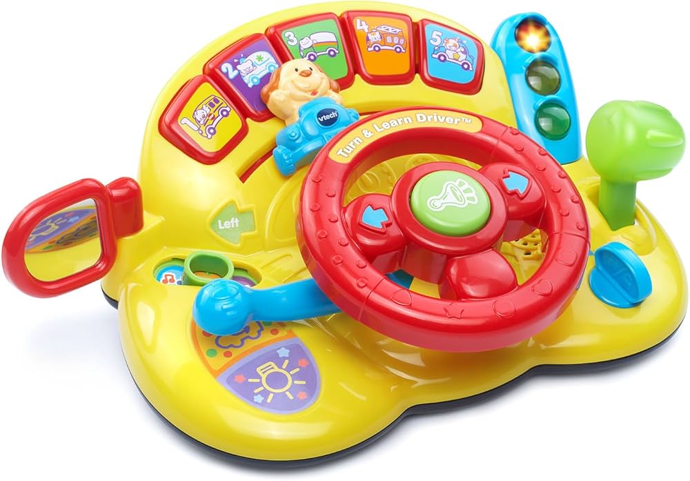 VTech Turn and Learn Driver (Frustration Free Packaging), Yellow