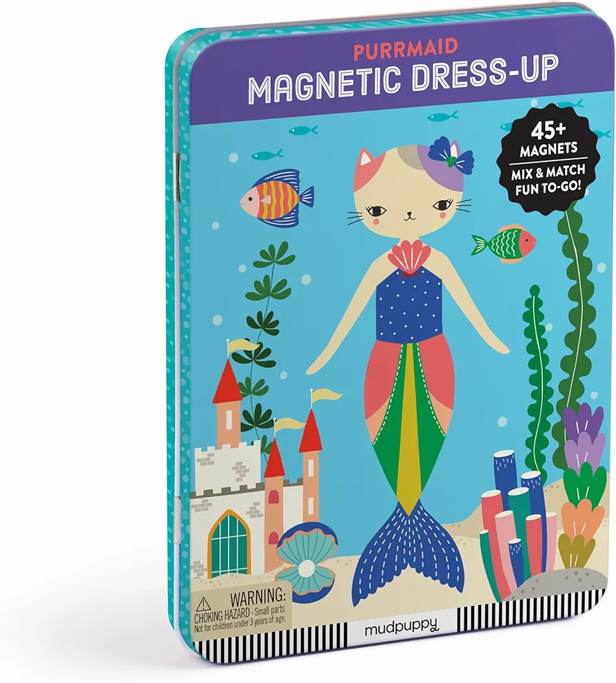 Mudpuppy Purrmaid Magnetic Dress-up Small