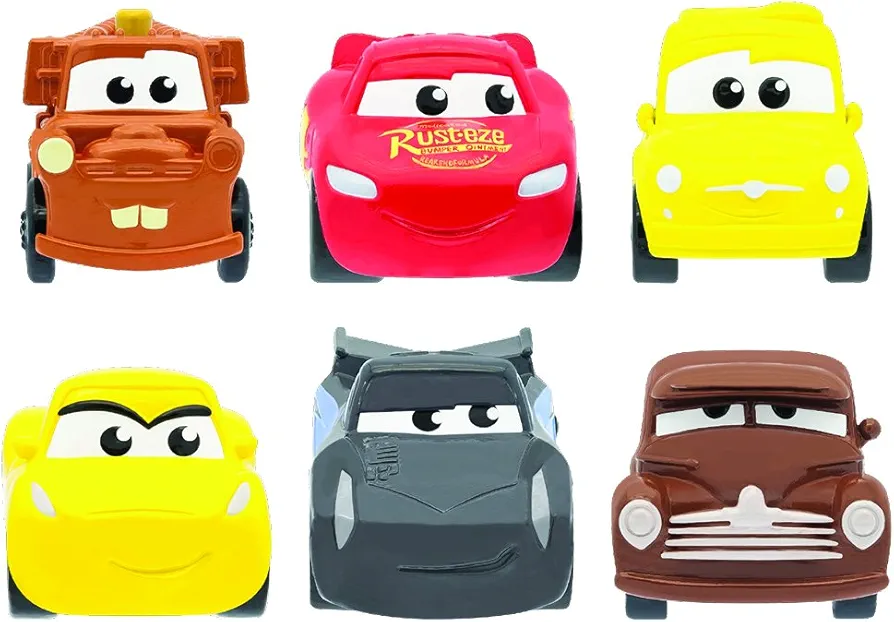 Mash'Ems - Cars 4 Pack (4 Blind Capsules Per Order) Squishy Collectible Toy