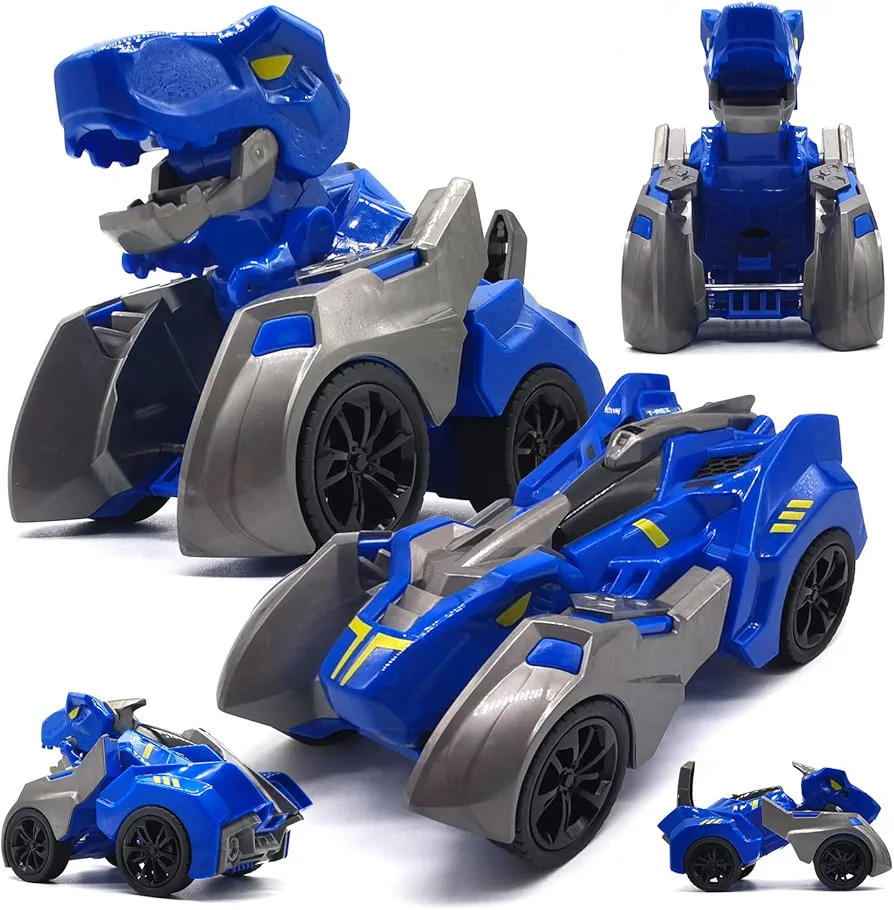 Dinosaur Car Toys, Transforming Dinosaur Toy Car for Kids, Dino Transformer Toys for 3-8 Year Old Boys Girls, Christmas Birthday Gifts for Toddlers