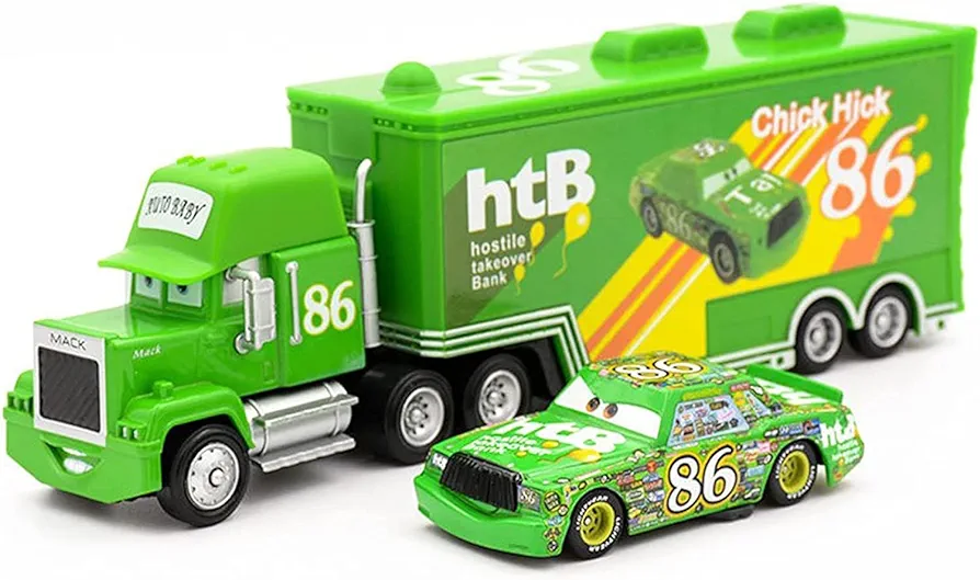 Movie Car 1:55 Diecast Vehicles Diecast Vehicle Toys Set for Boy Gifts (Chick Hick)