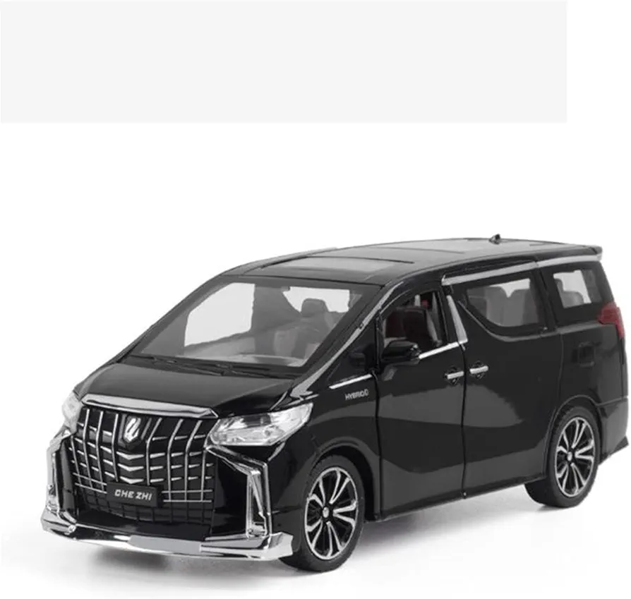 Scale model cars for TOYOTA ALPHARD Die-casting Toy Station Wagon Model Boy Children's Toy Gift 1/24 Toy Car Model(1)