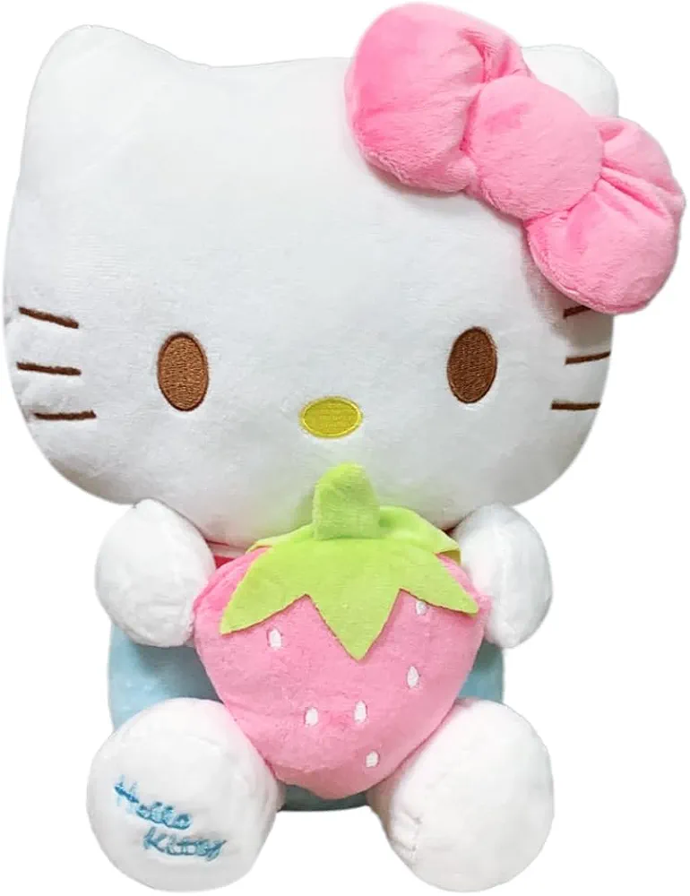 Cute Kitty Plush Toys, Soft Pink Cat Doll Stuffed Plush Toy Birthday Gifts for Girls Fans (Pink) (Pink)