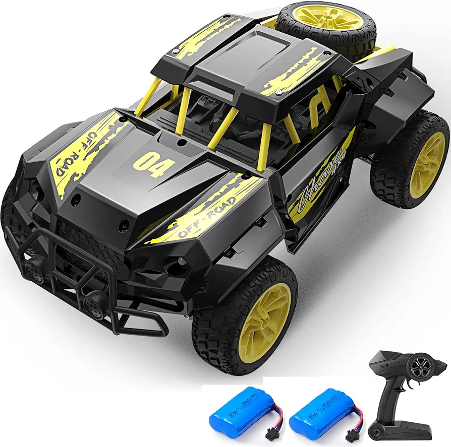 Remote Control Car, 4WD RC Cars, Offroad RC Trucks 16MPH 1/16 Scale Large with Differential System, Electric Car Toys Gift Rechargeable for Boys Girls Adults