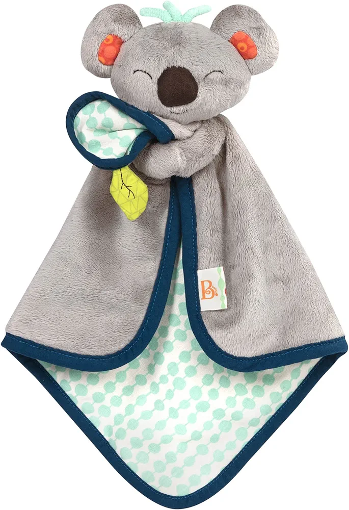 B. toys- B. baby – Koala Lovey – Plush Security Blanket – Stuffed Animal for Babies – Soft Baby Blankie – Newborn, 0 Snugglies - Fluffy Koko