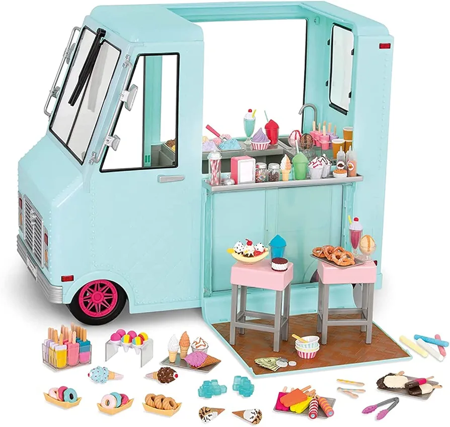 Our Generation Dolls Sweet Stop Ice Cream Truck for Dolls, 18"