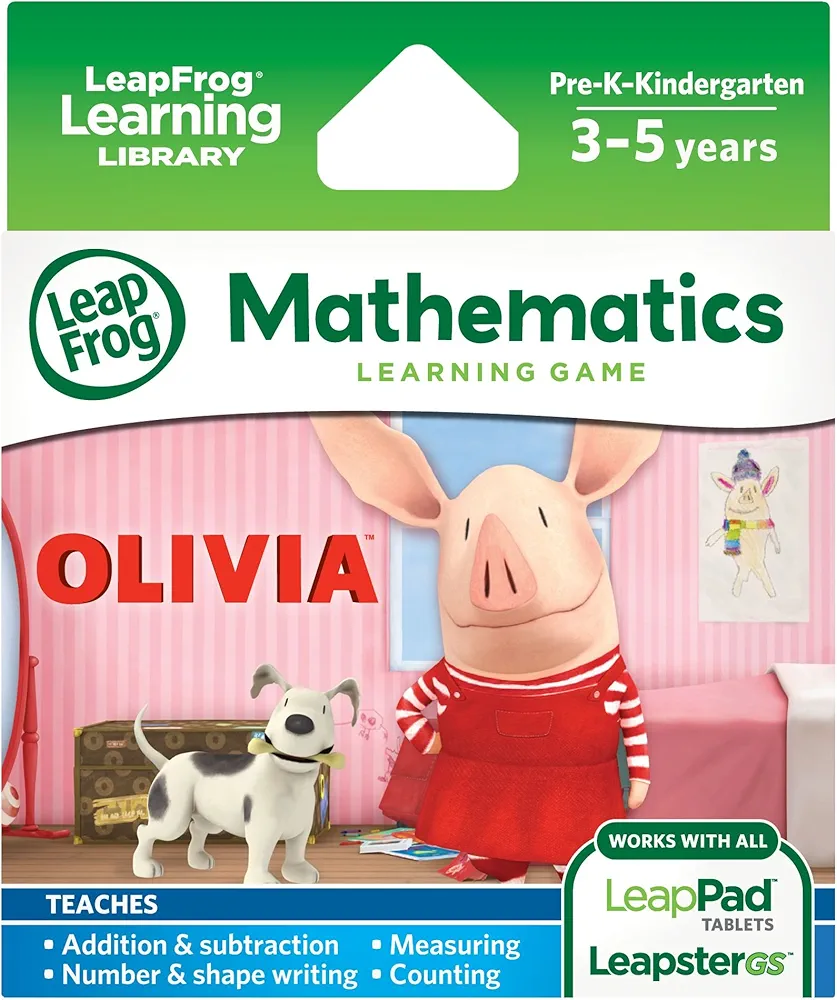 LeapFrog Olivia Learning Game (Works with LeapPad Tablets, LeapsterGS, and Leapster Explorer)