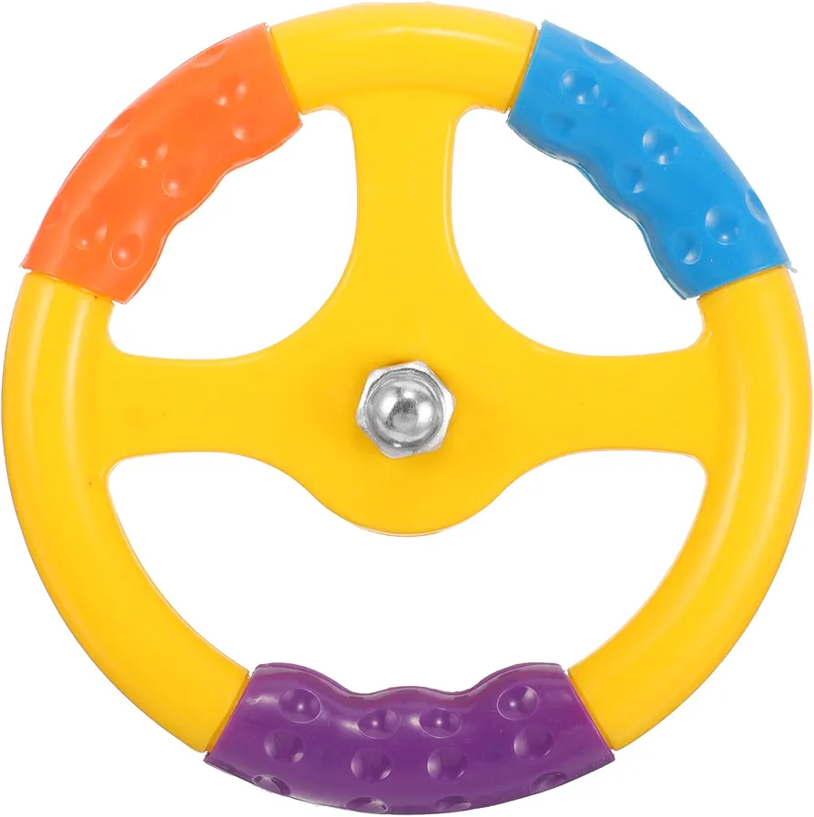 Toyvian Cars Toy Toy Car Steering Wheel, Simulated Driving Steering Wheel, Plastic Steering Wheel, Small Steering Wheel Toy, for Rocking Car Childrens Toy Car Bumper Car Infant Car Toys