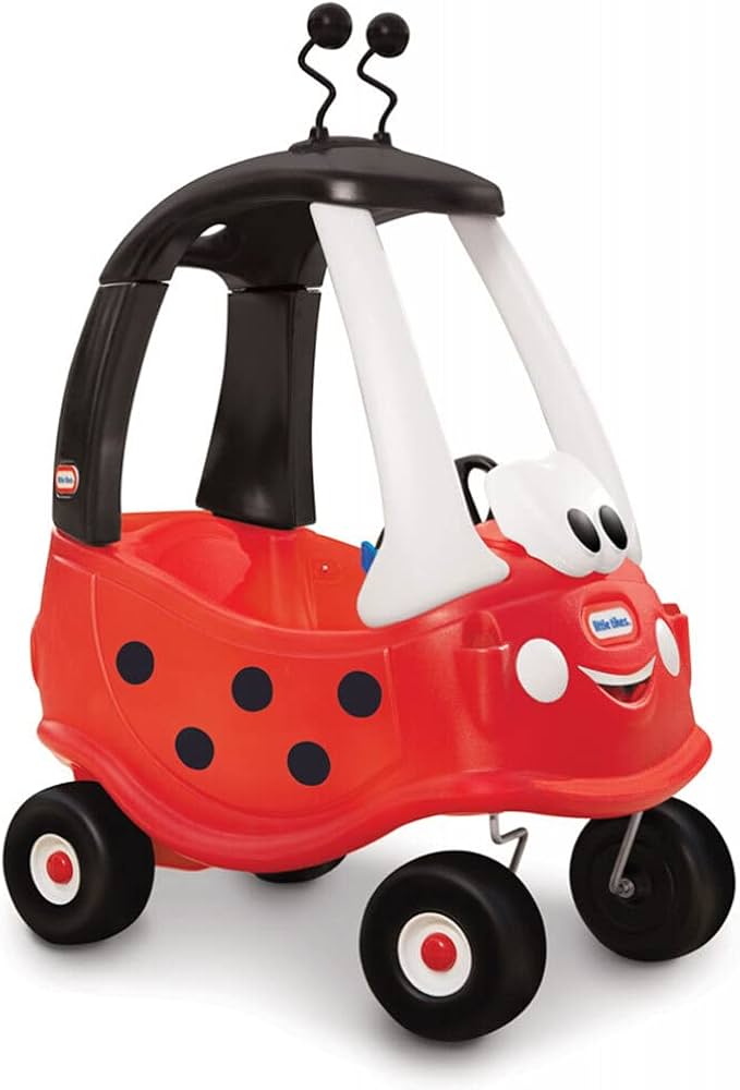 Little Tikes Ladybug Cozy Coupe Ride-On Car - Amazon Exclusive (Multi color), 91cmx75cmx42cm