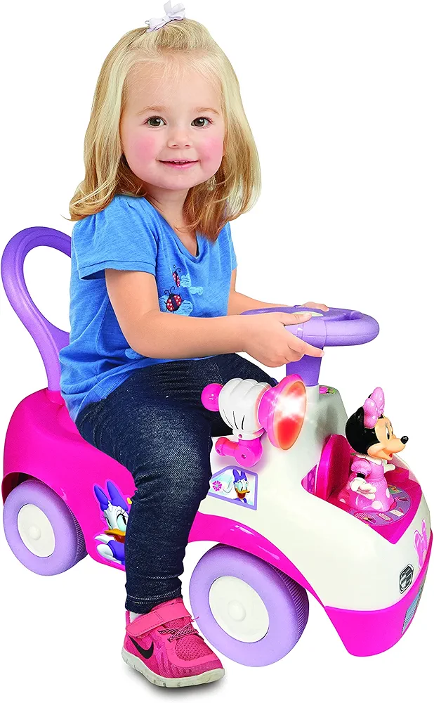 Kiddieland Toys Limited: Minnie Dancing Ride On, Interactive Electronic Activites to Play Rewarding Lights and Fun Sounds, Sturdy and Durable, For Ages 2 and up