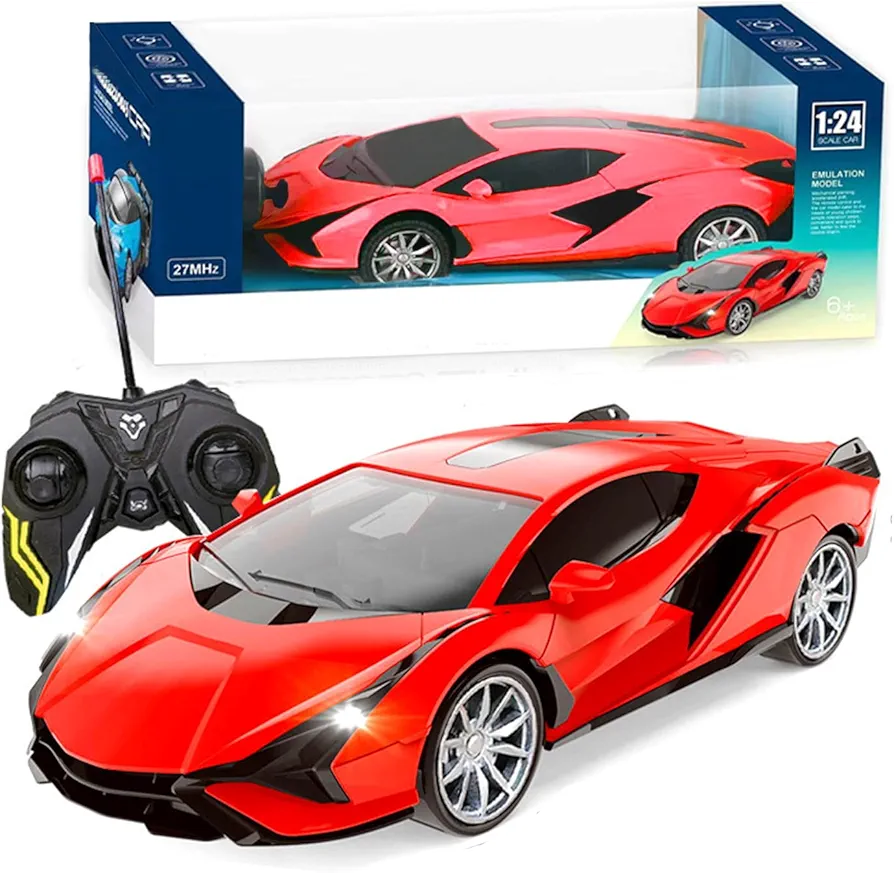 RC Car Kids Remote Control Car Toys Rechargeable RC Toys for Boys and Girls Gift Remote-Control Car for Adult