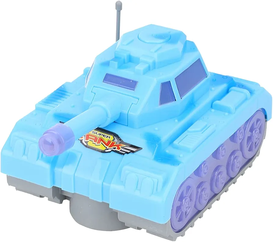 WW2 German Tiger Army Tank Toys for Boys Channels Remote Control Vehicles with Sound and Light,RC Military Toys for Kids Boys Girls(Gray)(Blue)