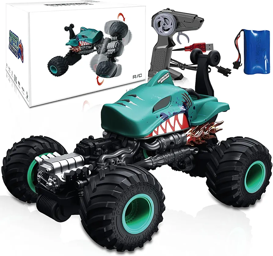 Remote Control Car - 2.4 GHz High Speed 36KM/H RC Cars Toys,1:16 Scale All Terrain RC Cars,Headlight and Rechargeable Battery Gifts for Adults Boys 6-12.