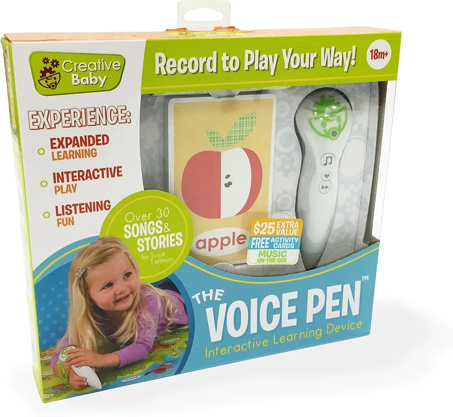 Creative Baby Voice Pen with Interactive Flash Cards