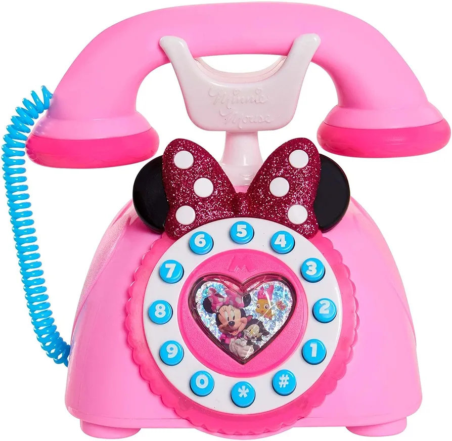 Minnie's Happy Helpers Rotary Phone, Styles May Vary, Officially Licensed Kids Toys for Ages 3 Up by Just Play