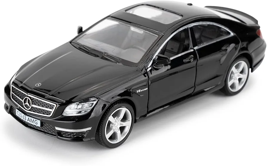 1/36 Benz CLA 63 Alloy Model Car with Pull Back Function Toy Car for Collecting and Decorating Model Toys, Car Gifts for Boys and Girls (Black)