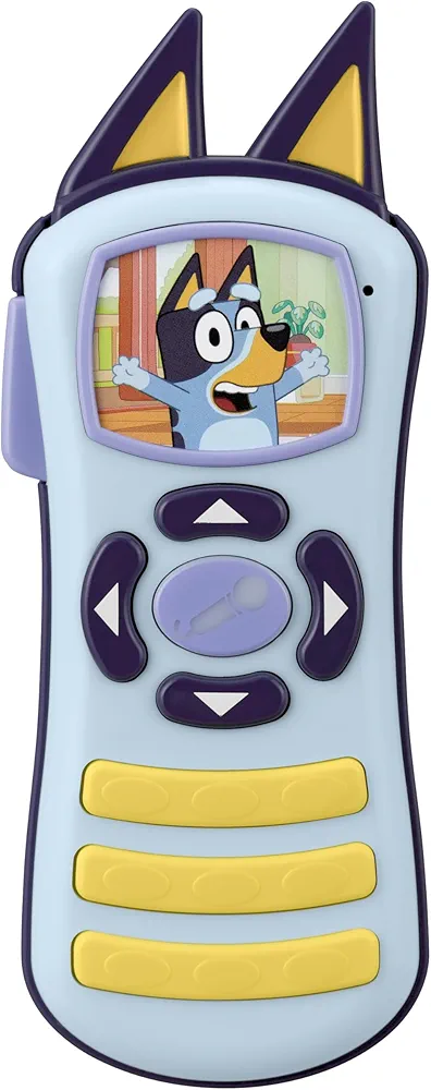 eKids Bluey Toy Remote Control for Toddlers with Built-in Music and Sound Effects, Musical Toy for Fans of Bluey Toys