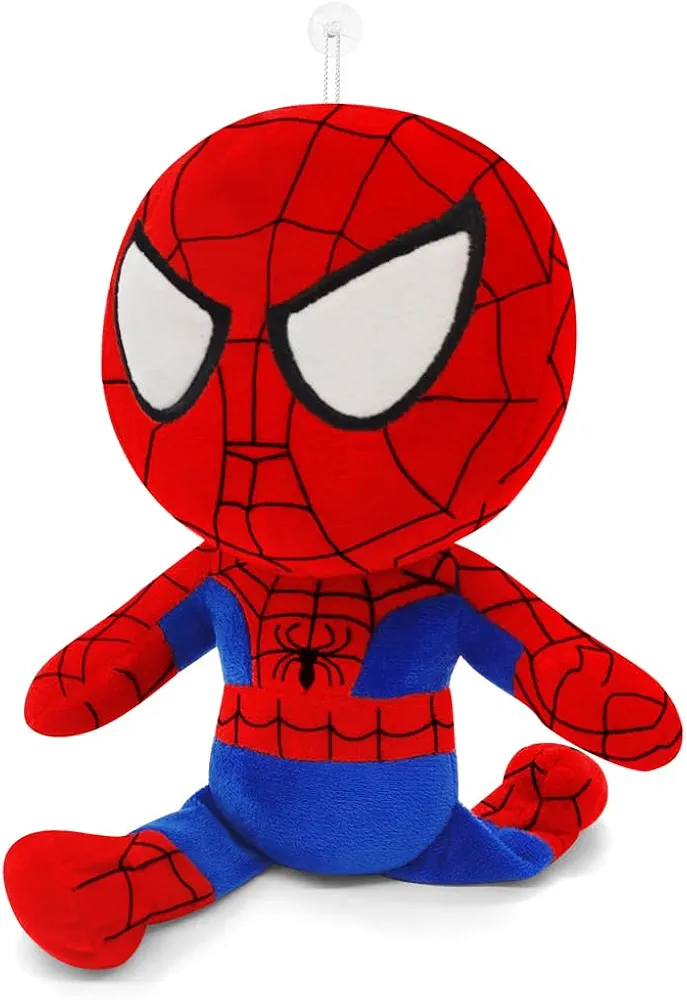 Superhero Plush Toy, Hero Soft Plush, 11 inch Collectible Cuddly Cartoon Doll Stuffed with Cotton Feature Plush Superhero Toys Room Decorate Birthday Party