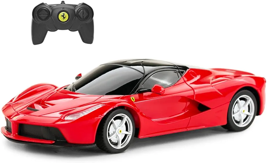 PowerTRC Ferrari RC Car, Remote Control Ferrari Toy Car, 1:24 Ferrari Electric Sport Racing Toy Car Model Vehicle, Licensed Car Series for Adults Boys