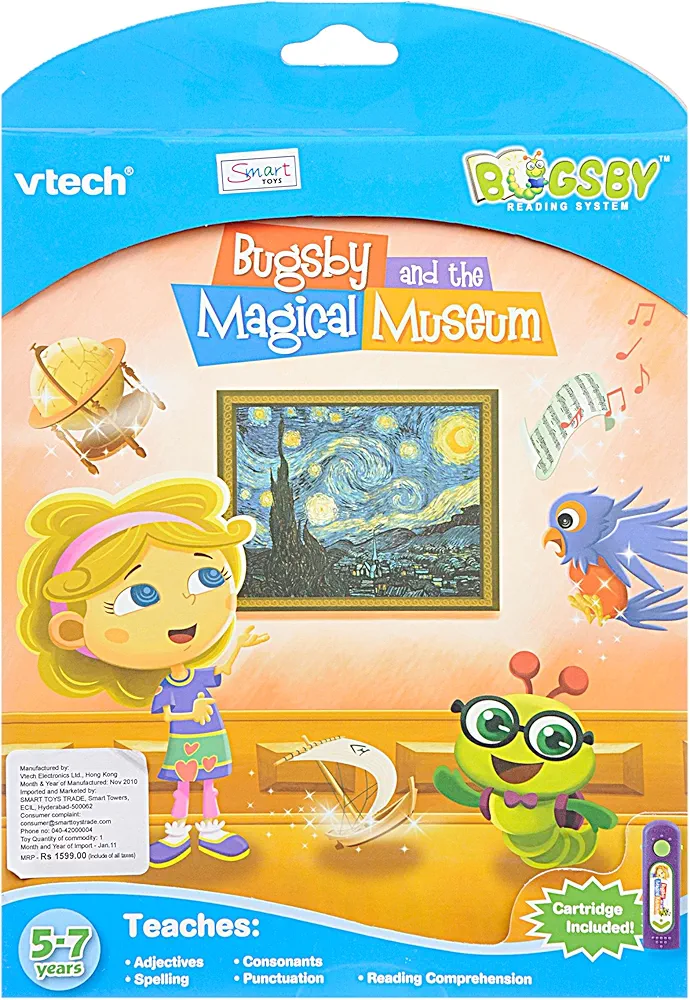 VTech Bugsby Reading System Book - Bugsby and The Magical Museum