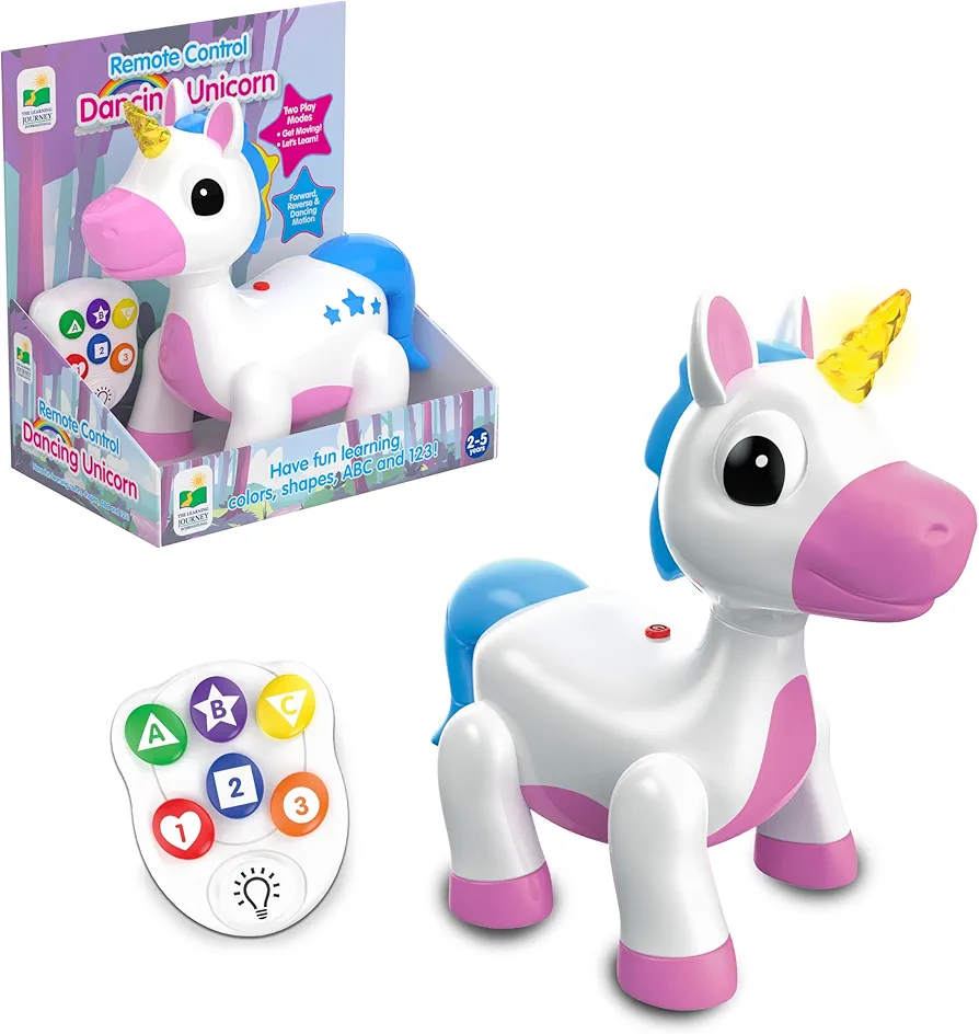 The Learning Journey Play & Learn - Infrared Remote Control Dancing Unicorn - Unicorn Toys for Girls - Toddler Toys for Girls Ages 2 Years and Up - Award Winning Toys