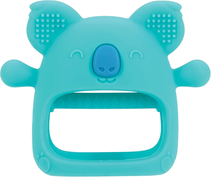 Nuby Silicone Wrist Teething Mitten - Baby Teether Ring - 3+ Months - Koala