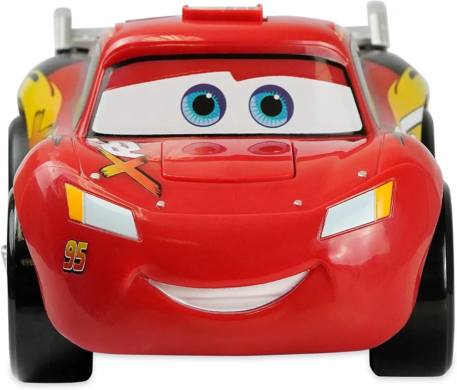 Disney Pixar Lightning McQueen Push & Go Talking Vehicle – Cars