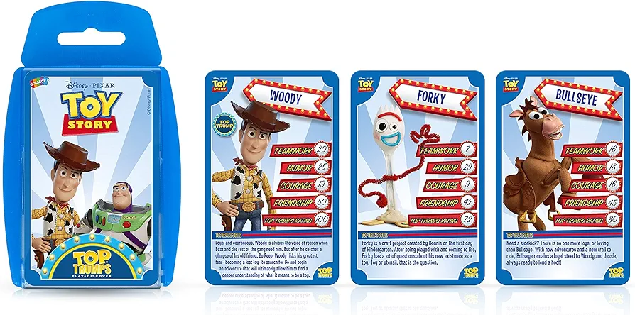 Top Trumps Card Game Disney Pixar Toy Story - Family Games for Kids and Adults - Learning Games - Kids Card Games for 2 Players and more - Kid War Games - Card Wars - for 6 plus kids