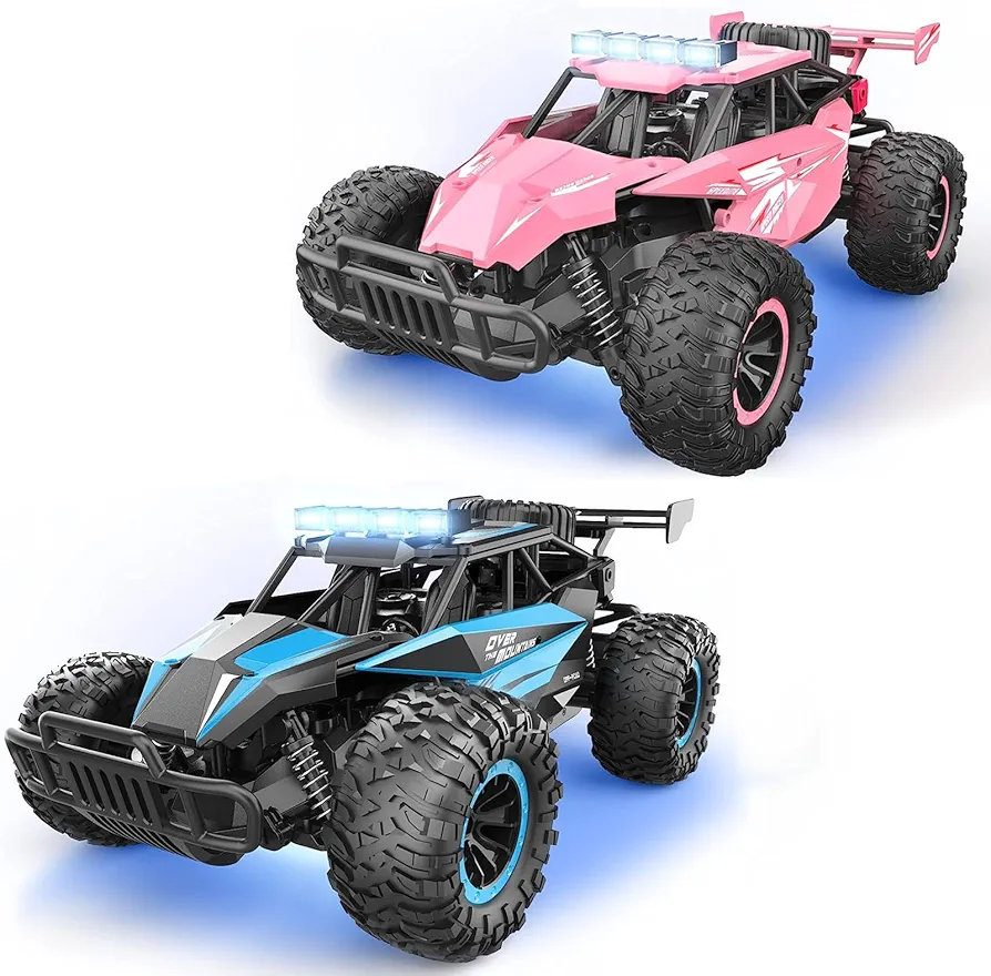 kolegend Remote Control Car for Boys and Girls, 2 Packs