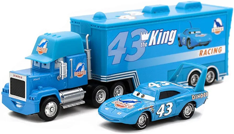 Movie Car 1:55 Diecast Vehicles Diecast Vehicle Toys Set for Boy Gifts (King)