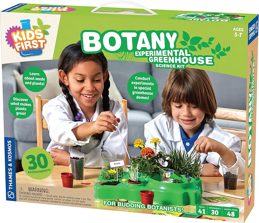 Thames & Kosmos Kids First Botany - Experimental Greenhouse Kit, Model:567004