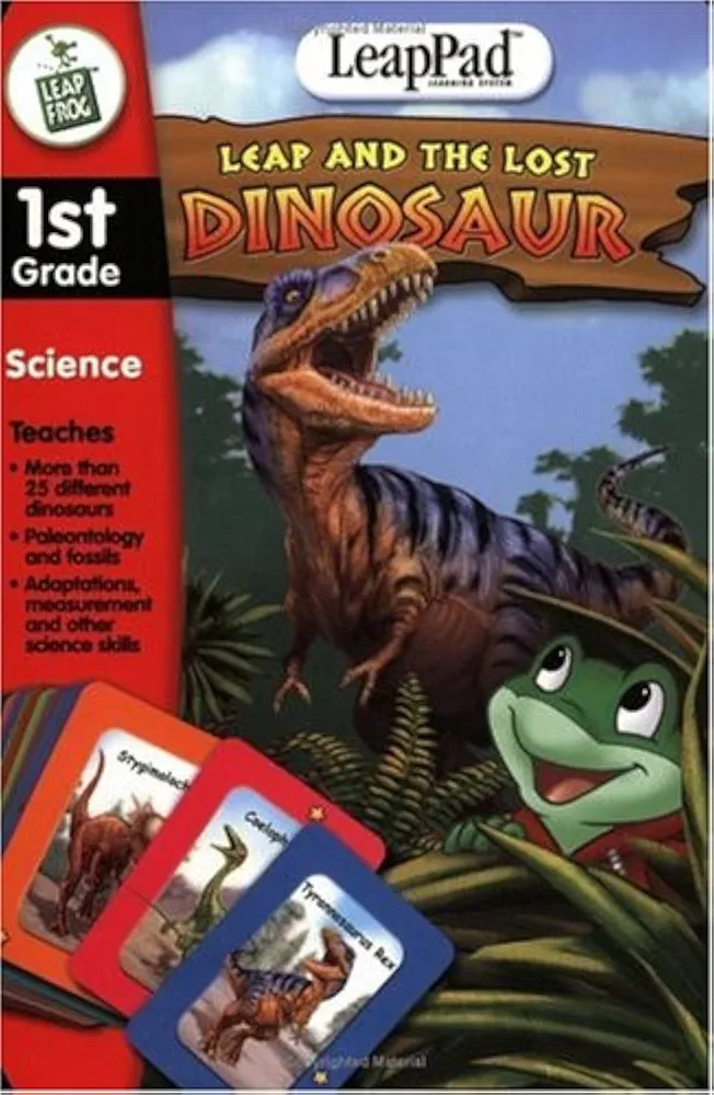 LeapFrog LeapPad Educational Book: Leap and the Lost Dinosaur with Interactive Cards