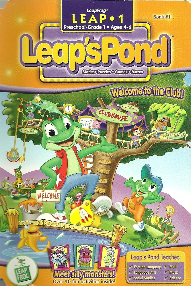 LeapFrog LeapPad Leap 1 Leap's Pond, Interactive Book