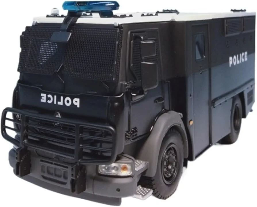 Scale Car Models for Renault MIDS 1:48 Special Forces Police Car Explosion-Proof Troop Carrier Car Model Boy Toy Gift Pre-Built Model Vehicles