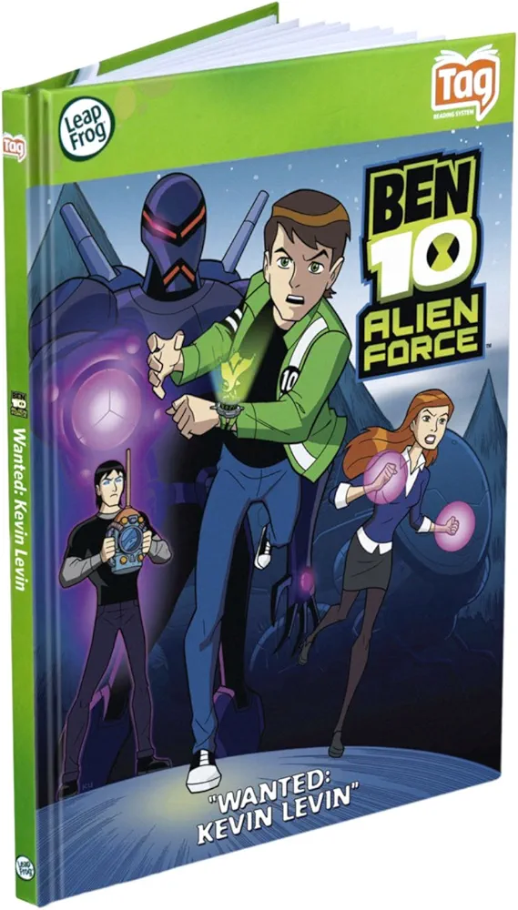 Leapfrog Tag Activity Storybook Ben 10 Alien force: Wanted: Kevin Levin