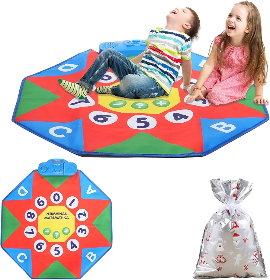 Learning Education Toys Children's Early Education Puzzle Game Blanket Kindergarten Plus and Minus Play Toys Group Props for 4-10 Years Old can be Used as a Birthday Gift or Christmas