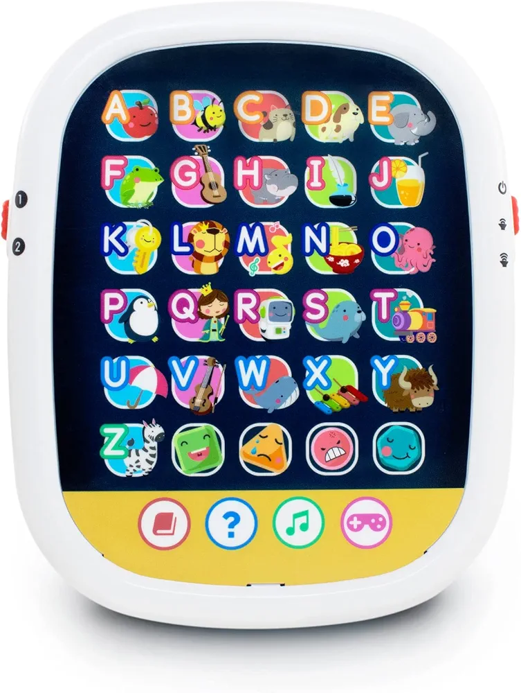 BEST LEARNING Touch & Learn Tablet - Educational Tablet Toy to Learn Alphabet, Shapes, Words, Music, and Quiz Games | Toddlers Ages 2-5 | Kids 2, 3, 4, 5 Years Old Boy Girl Birthday Gifts