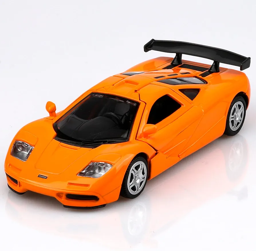 1/36 Scale Mclaren F1 Diecast Cars Models,Pull Back Vehicles Mclaren Toy Cars,Cars Gifts for Boys Girls Orange