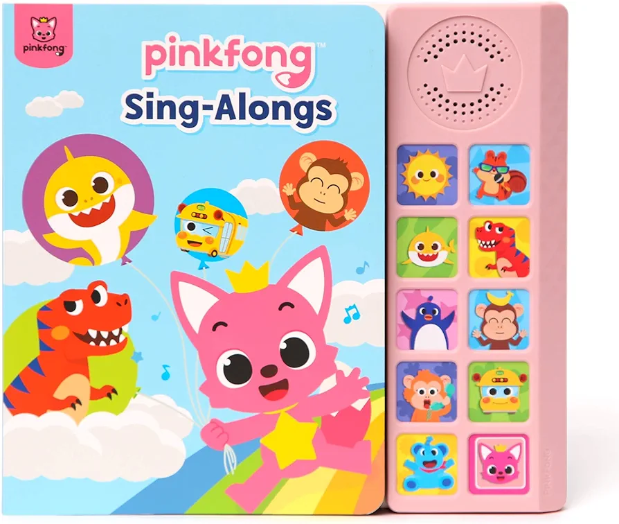 Pinkfong Sing-Alongs 10 Button Sound Book | Baby Shark Toys | Learning & Education Toys | Interactive Baby Books for Toddlers 1-3 | Gifts for Boys & Girls