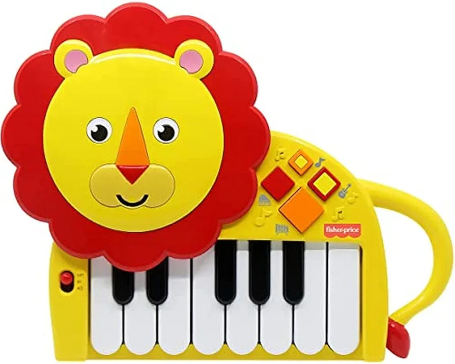 Fisher-Price - Pianola Leoncino Licensing Mini Piano Lion (Reig 22292), Multicoloured (Eldohm