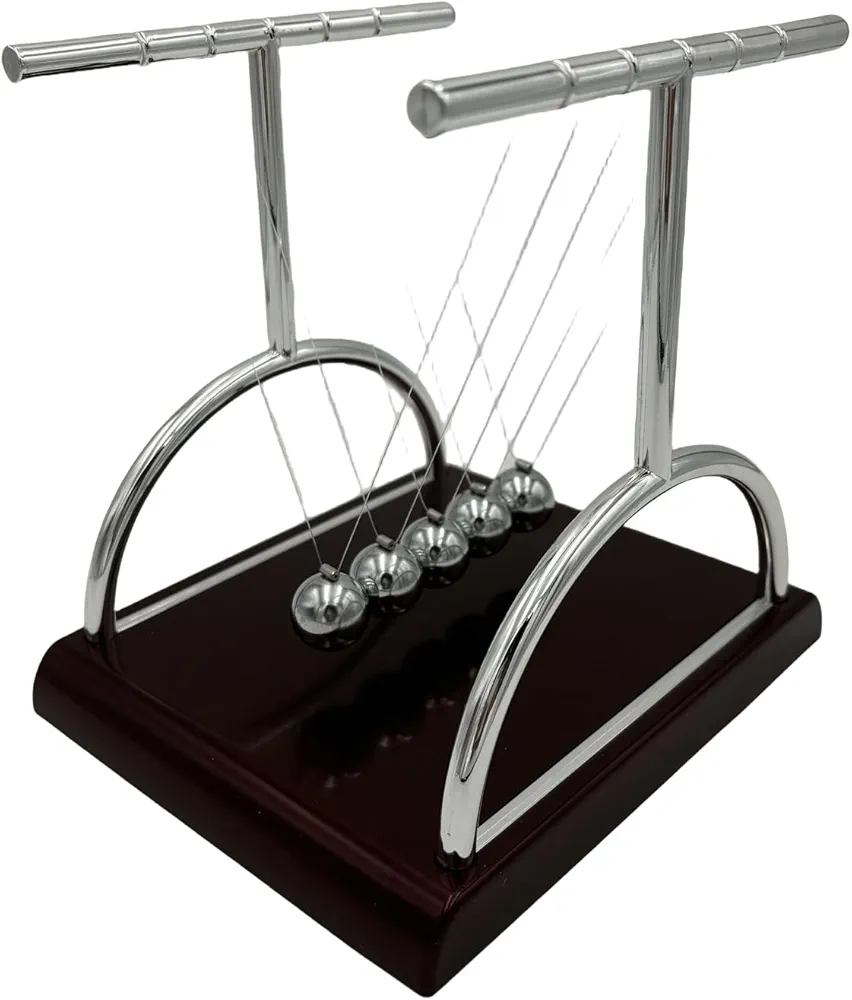 ANNPER Newton's Cradle Balance Balls – A Fun Desktop Decoration Kinetic Balls for Home and Office – Engaging Science Physics Learning Desk Toy, Perfect for Stress Relief & Educational Purposes