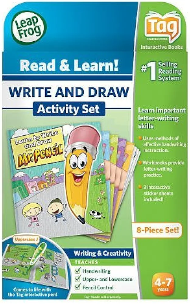 LeapFrog TAG Activity Storybook - Learn to Write and Draw with Mr. Pencil