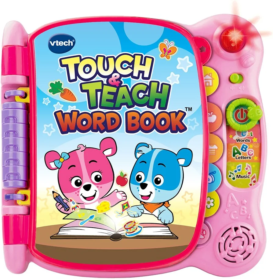 VTech Touch and Teach Word Book, Pink