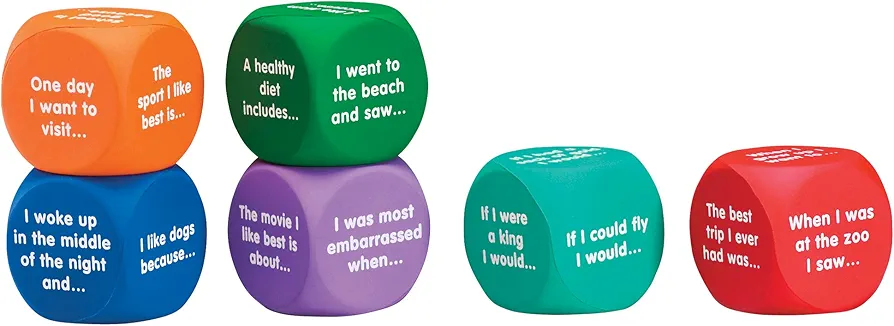 Learning Resources Writing Prompt Cubes